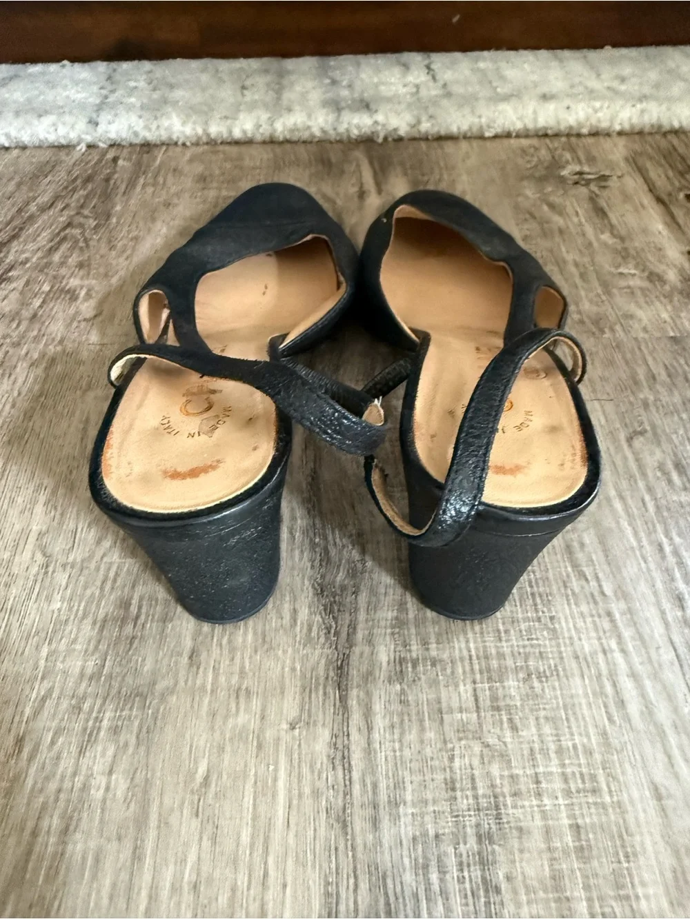 Authentic CHANEL Slingbacks black 37